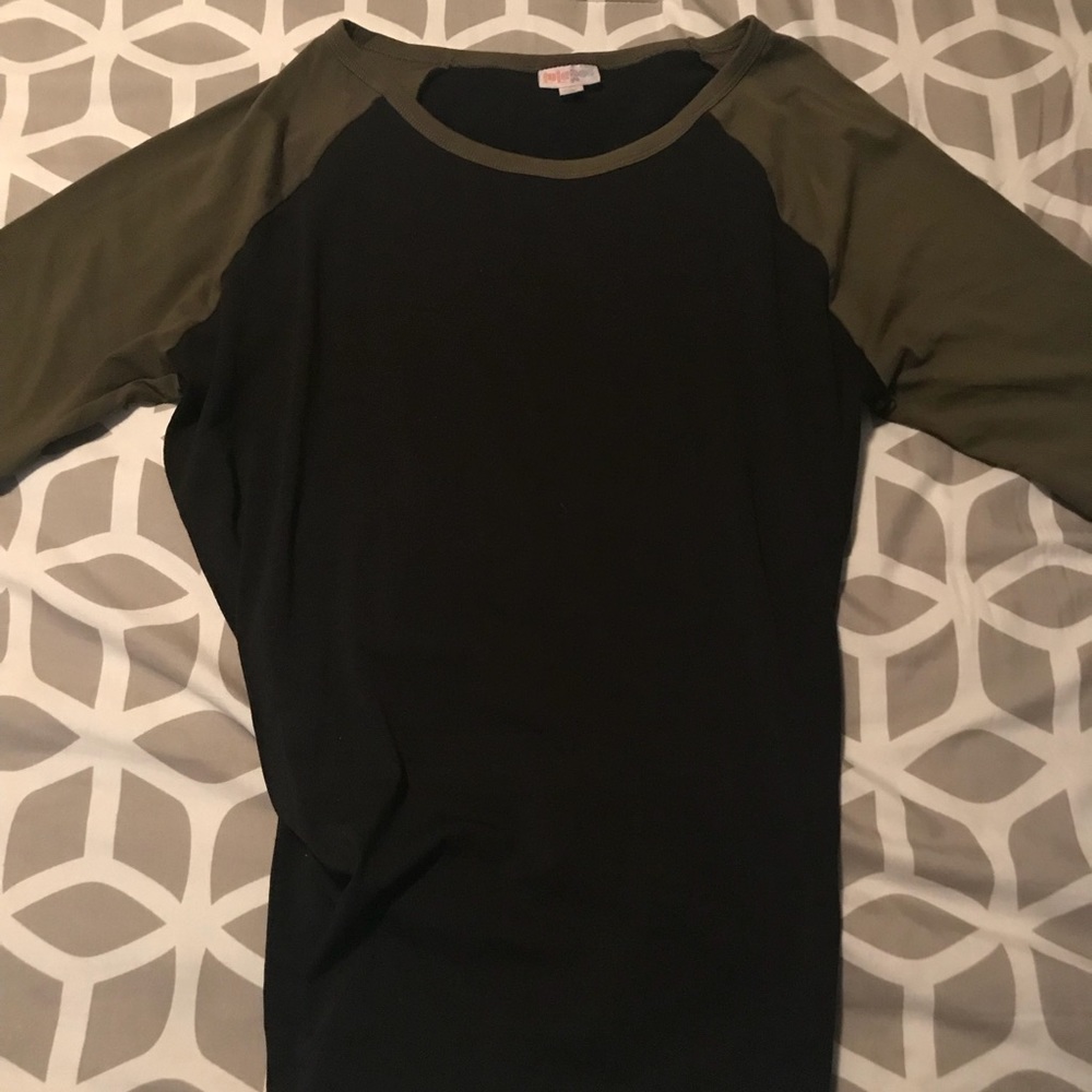 LuLaRoe Julia dress size 2XL dark green and black